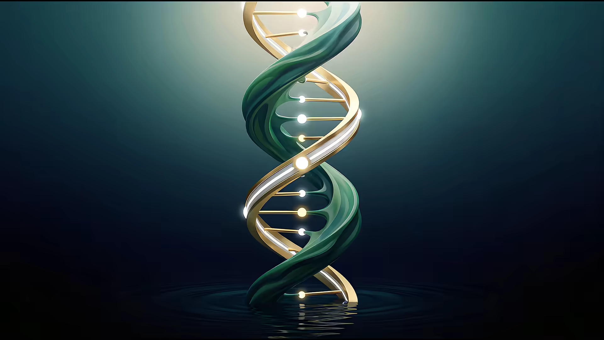 Art Deco DNA Helix 4K Gif Wallpaper