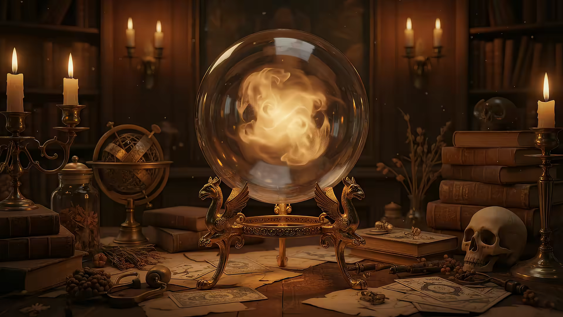 Crystal Ball 4K Gif Wallpaper