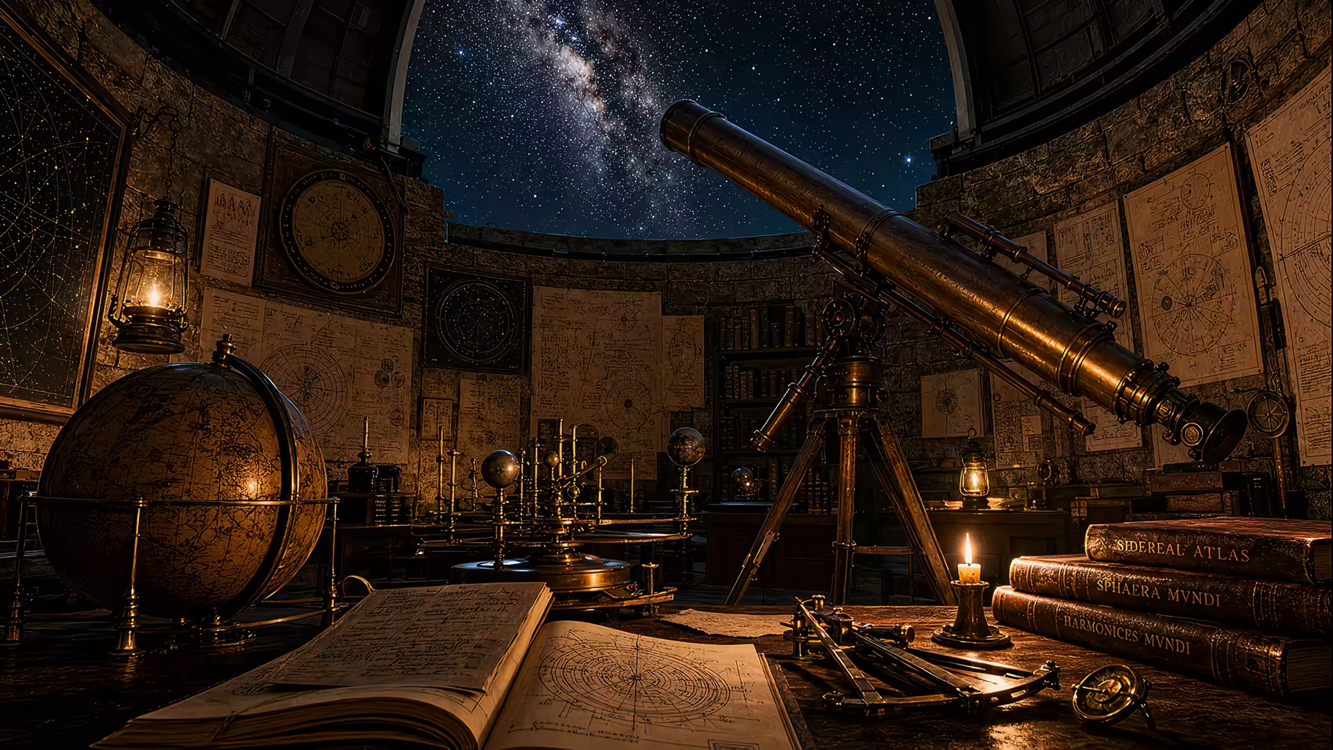 Astronomy Tower 4K Gif Wallpaper