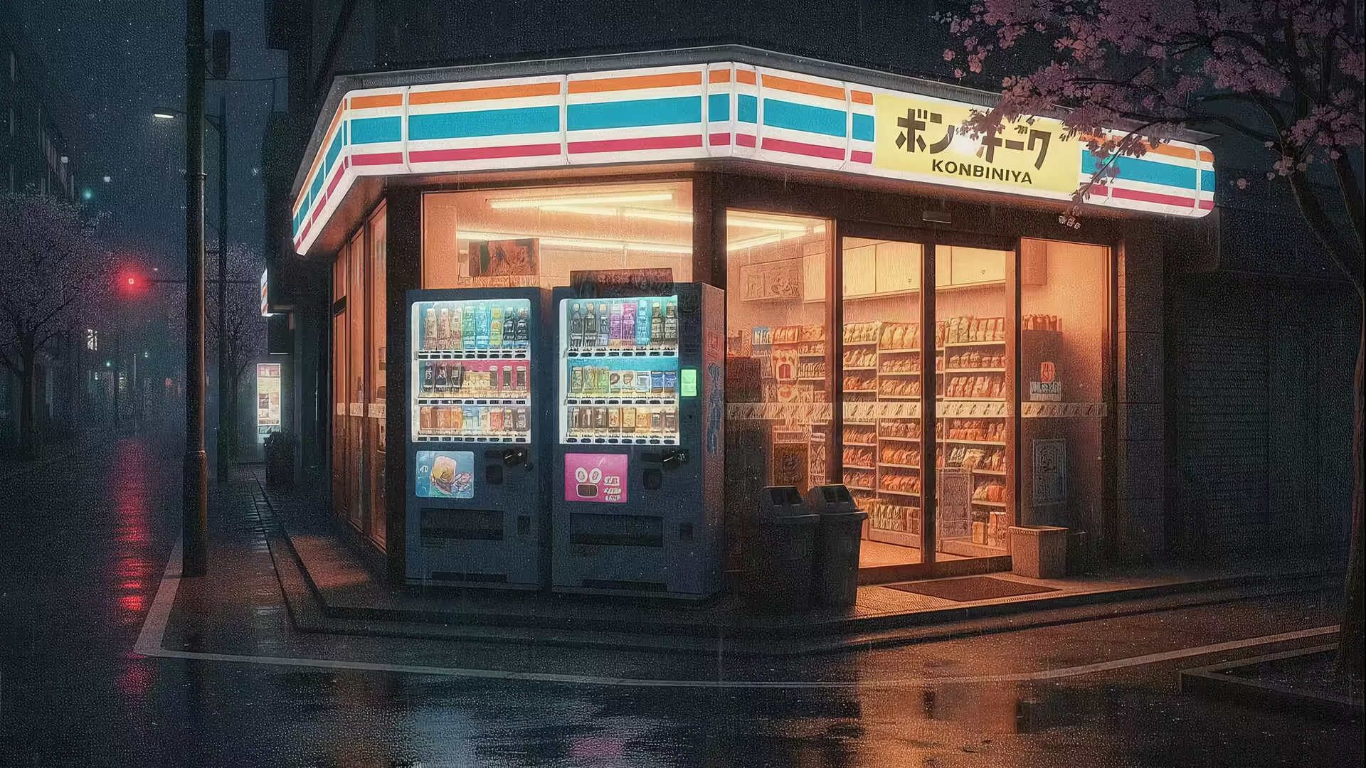 Lofi Convenience Store 4K Gif Wallpaper