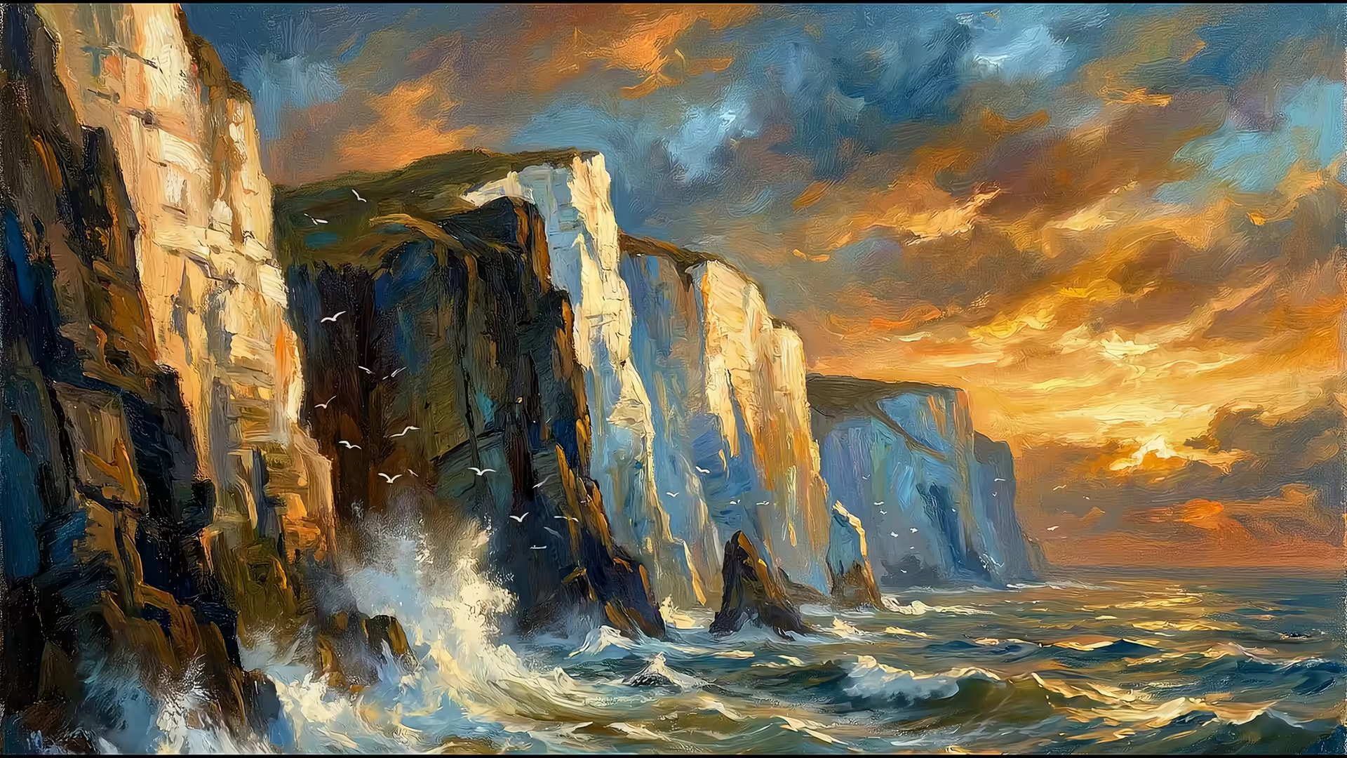 Cliffs Romantic 4K Gif Wallpaper