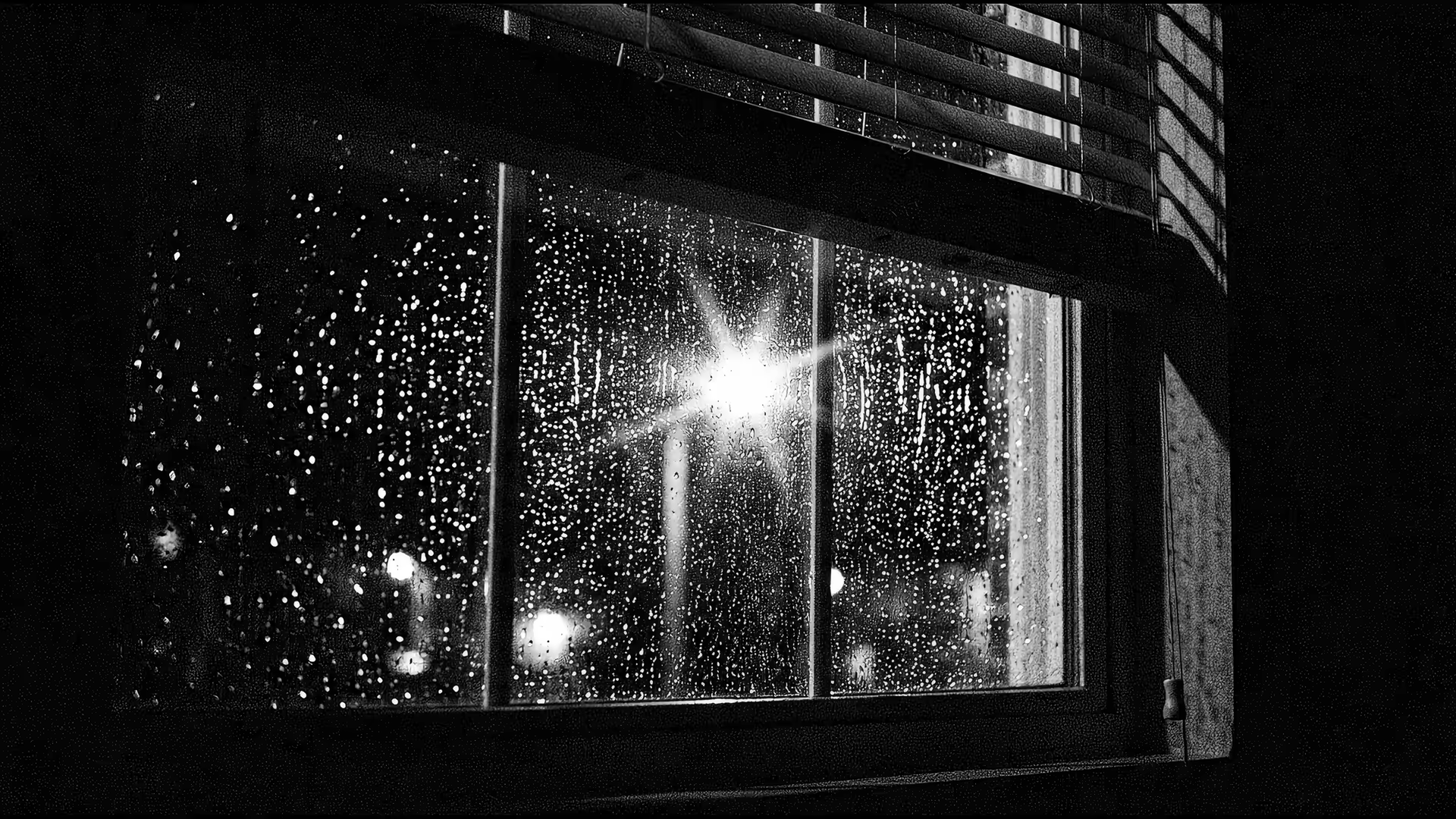 Rain Window Film Noir 4K Gif Wallpaper