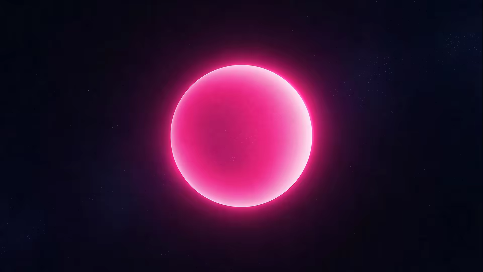 Pink Neon Moon Space 4K Gif Wallpaper
