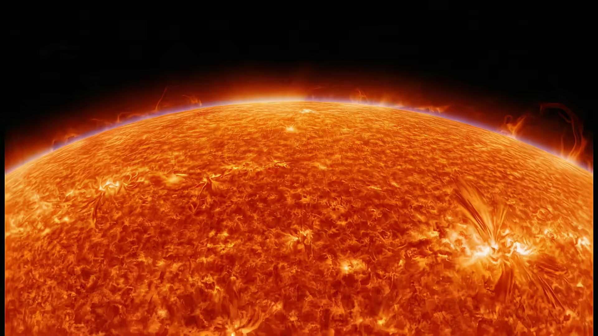 Planet Sun Orbit 4K Gif Wallpaper