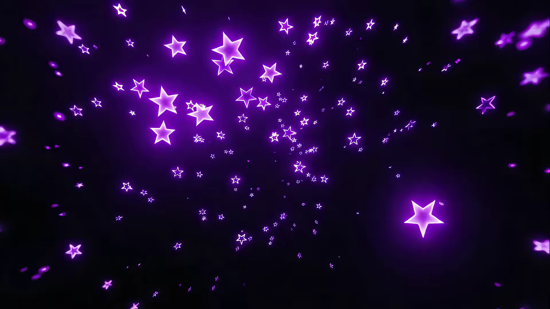 Purple Neon Starfield 4K Gif Wallpaper