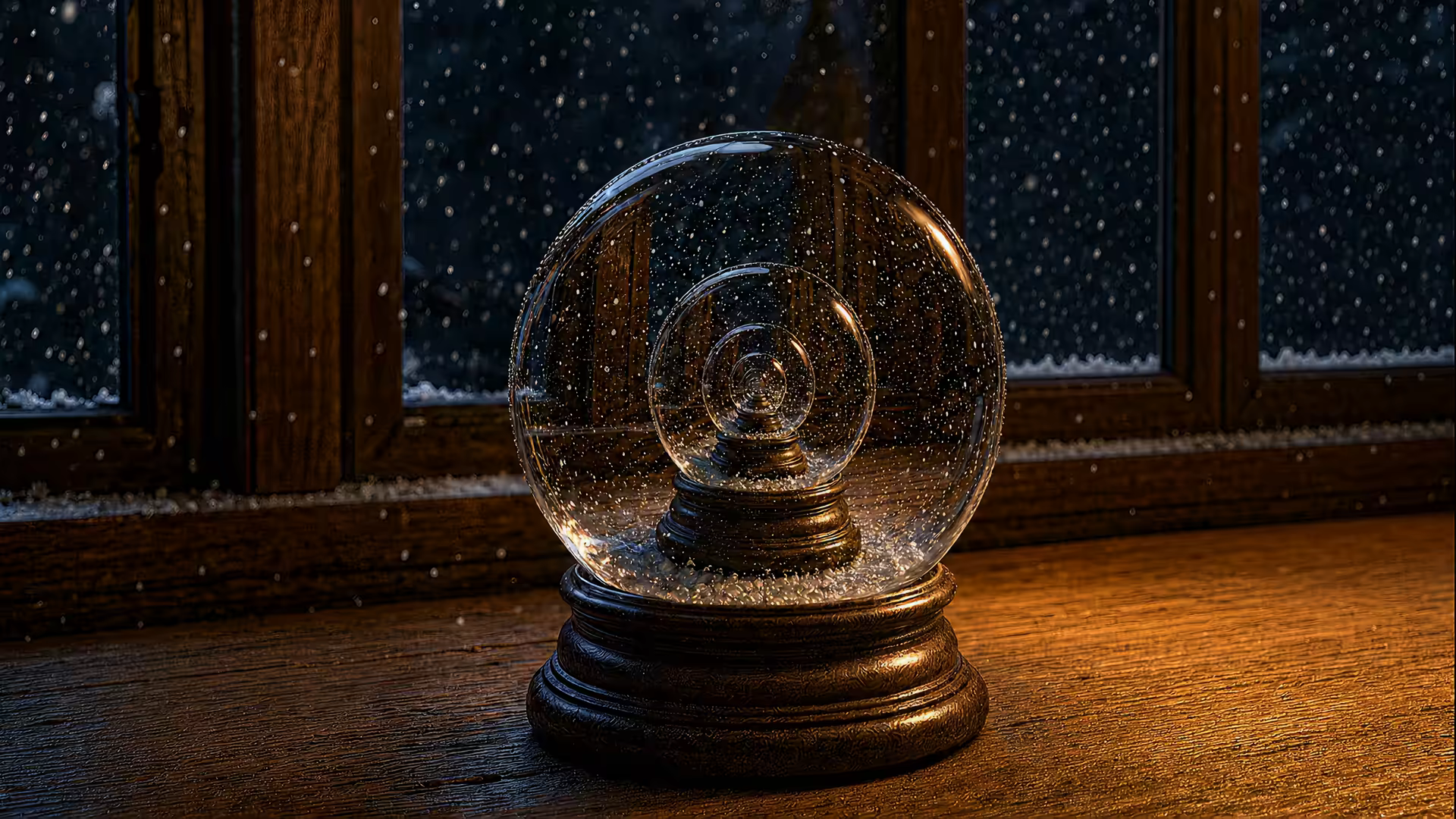 Snow Globe 4K Gif Wallpaper