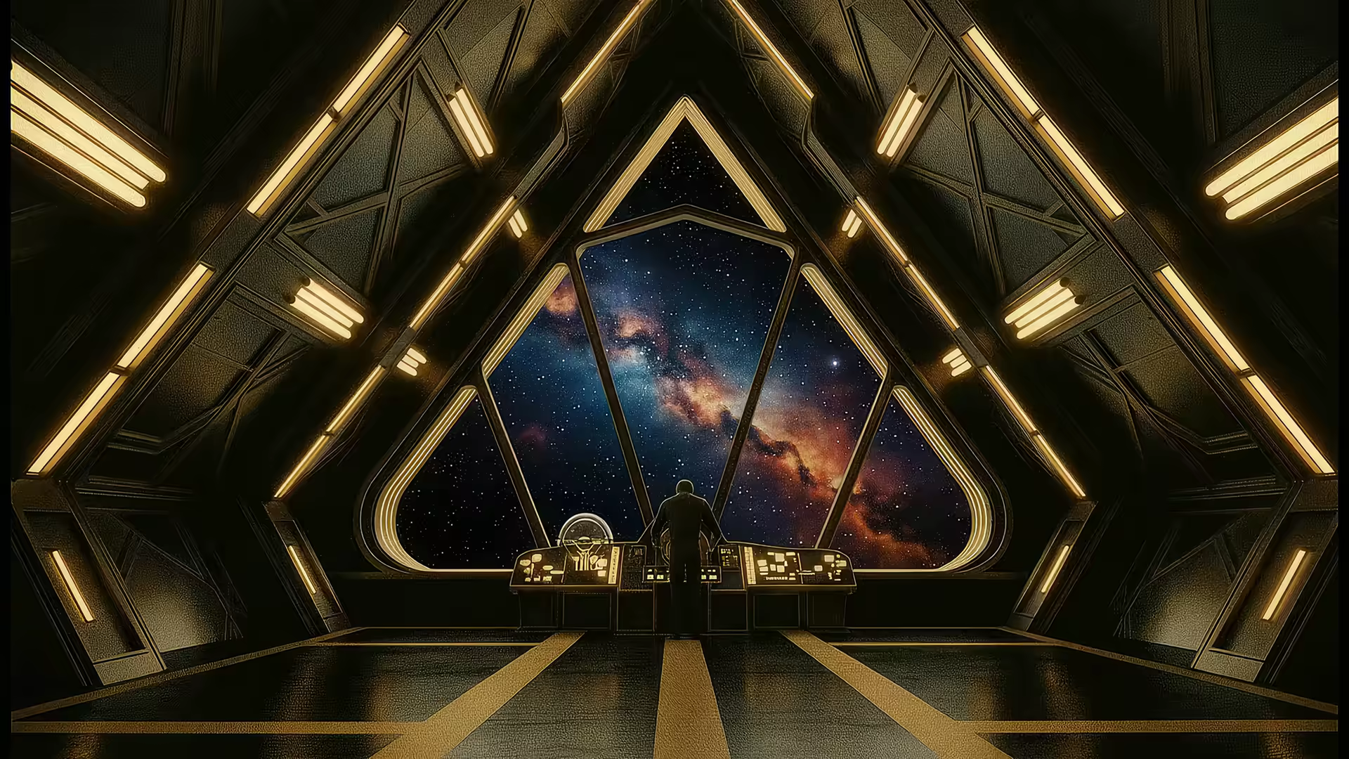 Space Metropolis Deco 4K Gif Wallpaper