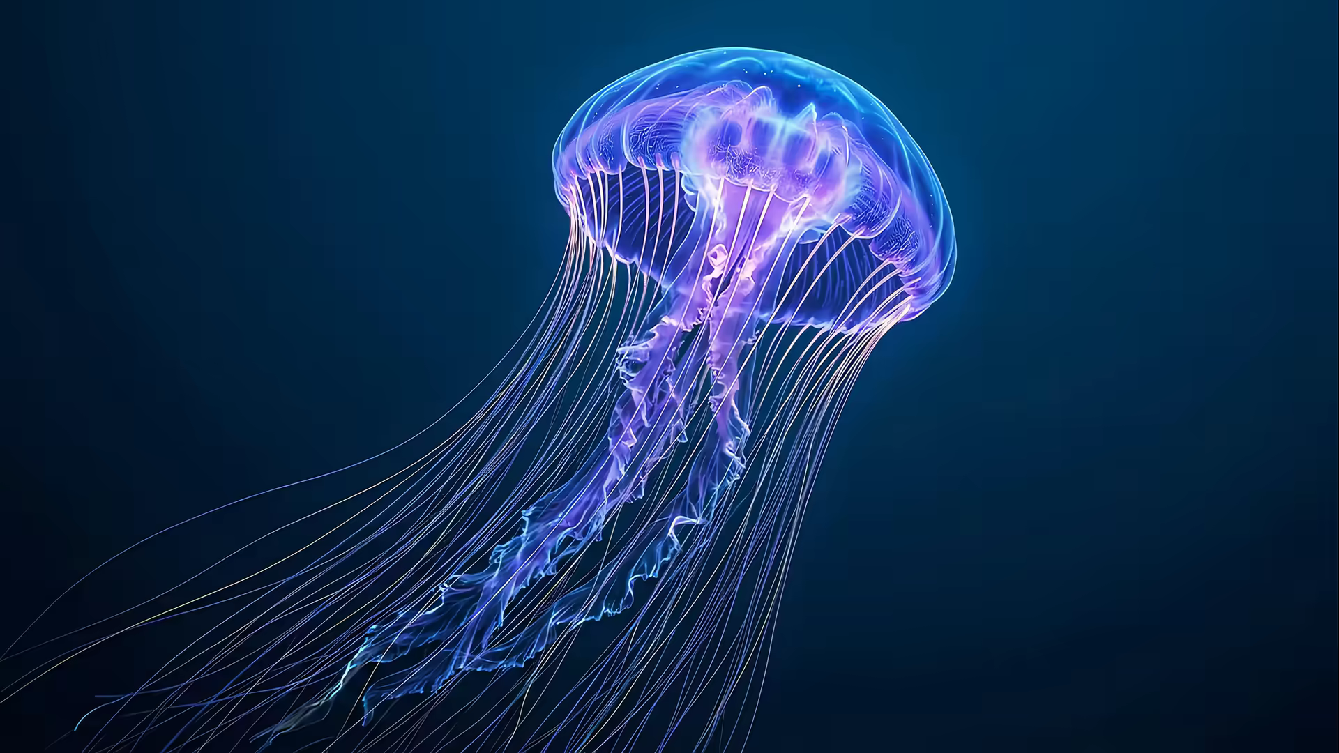 Underwater Jellyfish Deep 4K Gif Wallpaper